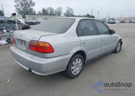 1999 Honda Civic Value Package из США, поврежденный, VIN 2HGEJ6610XH532359